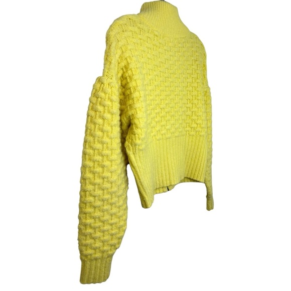 Maeve x Anthropologie - Women’s Wool Textured Cardigan, in Butter Yellow Small - Picture 10 of 17